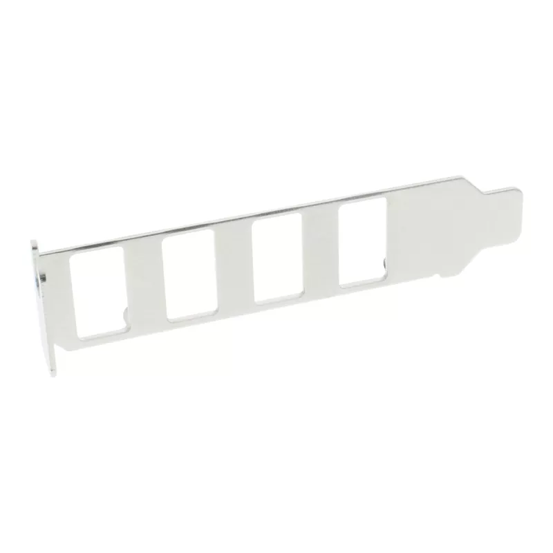 InLine USB 3.0 4 portu resursdatora kontrolieris PCIe, iekļauts zema profila kronšteins un 4 kontaktu papildu barošana