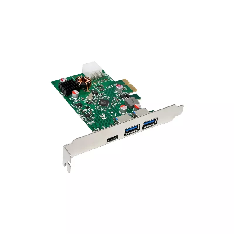 InLine 76661M saskarnes kartes/adapteris Iekšējais USB 3.2 Gen 1 (3.1 Gen 1), USB Type-C