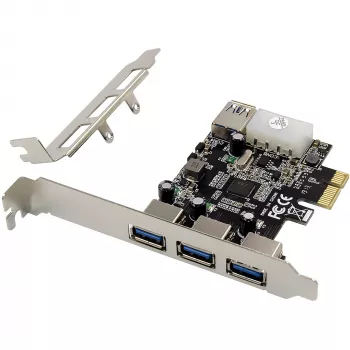 InLine 76662D saskarnes kartes/adapteri iekšējais Molex 4-pin, USB 3.2 Gen 1 (3.1 Gen 1)