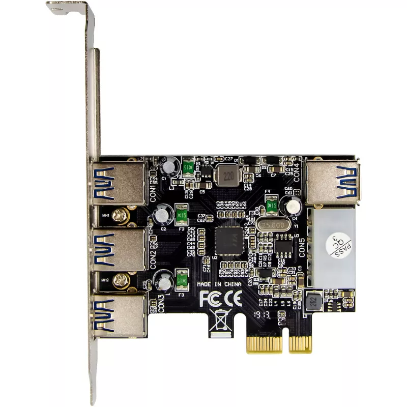 InLine 76662D saskarnes kartes/adapteri iekšējais Molex 4-pin, USB 3.2 Gen 1 (3.1 Gen 1)