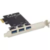 InLine 76662D saskarnes kartes/adapteri iekšējais Molex 4-pin, USB 3.2 Gen 1 (3.1 Gen 1)