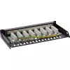 InLine komutācijas panelis Cat.6A 0,5U 8 porti, galda/sienas stiprinājums, melns RAL9005