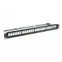 Tukšs patch panelis InLine 76824B 19 collu Cat.6A 24 portu 1U melns