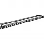 Tukšs ielāpu panelis 19 collu InLine 76824C 24 porti RJ45 Keystones savienotājiem 0,5U melns