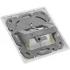 InLine Cat.6A kaste piestiprināma vienā līmenī 2x RJ45 balta RAL9010