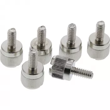 Korpusa īkšķskrūves InLine 77770A sudrabotas, 6 gab. iepakojumā