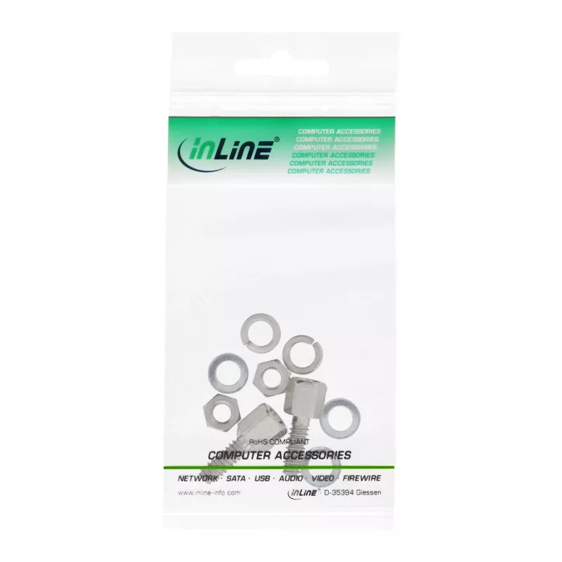 InLine Skrūvju komplekts Sub-D montāžas komplekts 10 gab.