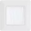 Sienas rāmis ar suku caurlaidi InLine 78501 televizoram, plastmasa, balts RAL9010, 80×80 mm
