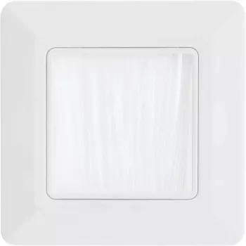 Sienas rāmis ar suku caurlaidi InLine 78501 televizoram, plastmasa, balts RAL9010, 80×80 mm
