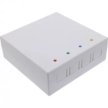 InLine FTTH tukša pieslēguma kārba līdz 4x LC dupleksajiem / 4x SC simpleksajiem savienojumiem, balta