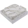 InLine FTTH tukša pieslēguma kārba līdz 4x LC dupleksajiem / 4x SC simpleksajiem savienojumiem, balta