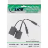 InLine 3,5 mm audio pārraide pa LAN / Ethernet / RJ45 kabeli līdz 50 m, komplekts