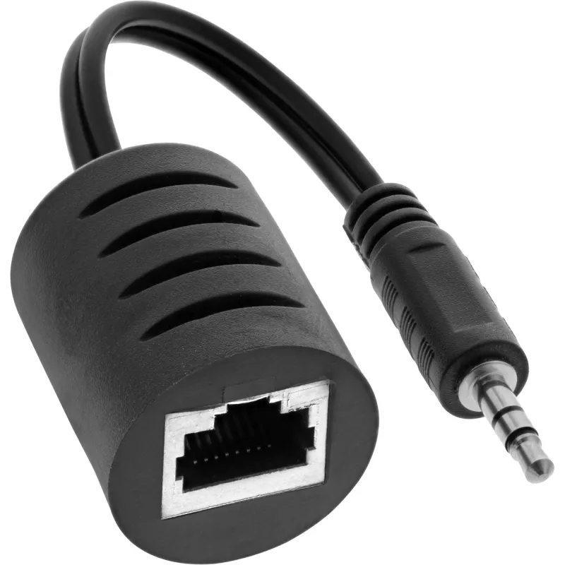 InLine RCA Audio over LAN / Ethernet / RJ45 kabelis, maks. 50 m komplekts