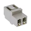 InLine optisko šķiedru adapteris dupleksais LC/LC sieviešu MultiMode keramikas uzmava