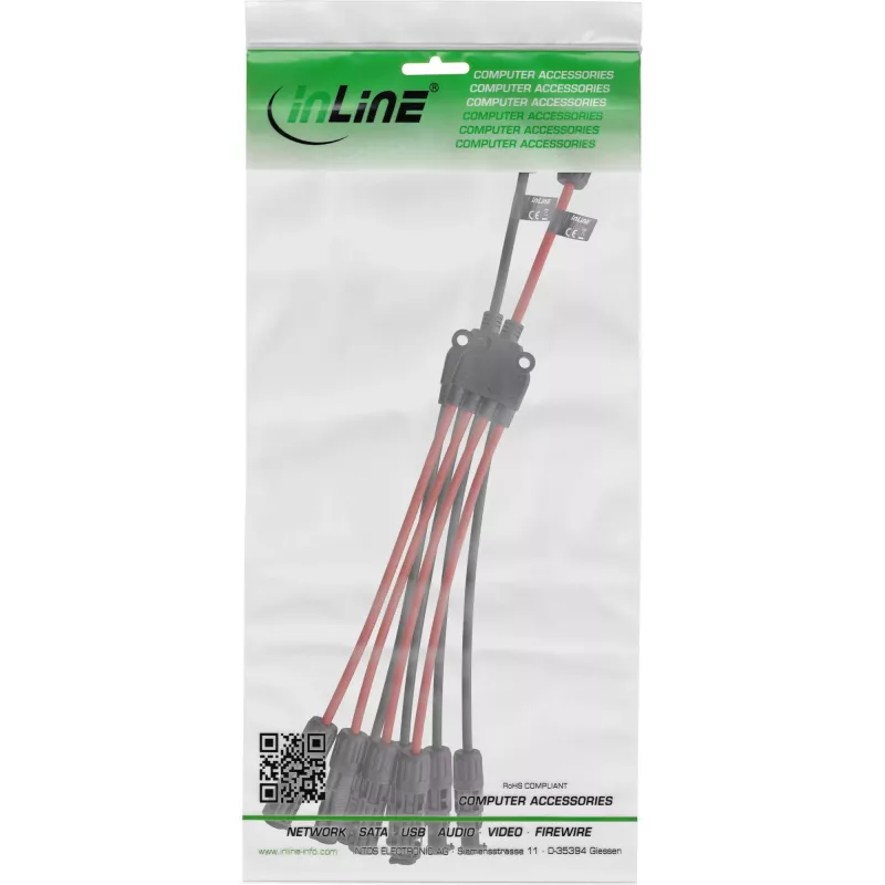 InLine 95040 zemsprieguma/vidsprieguma/augstsprieguma kabelis Kabeļu komplekts