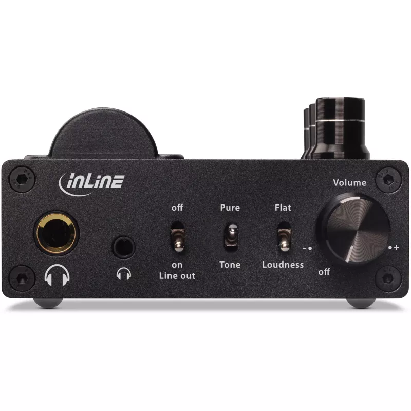 InLine AmpUSB-EQ, Hi-Res AUDIO HiFi DSD USB Audio DAC