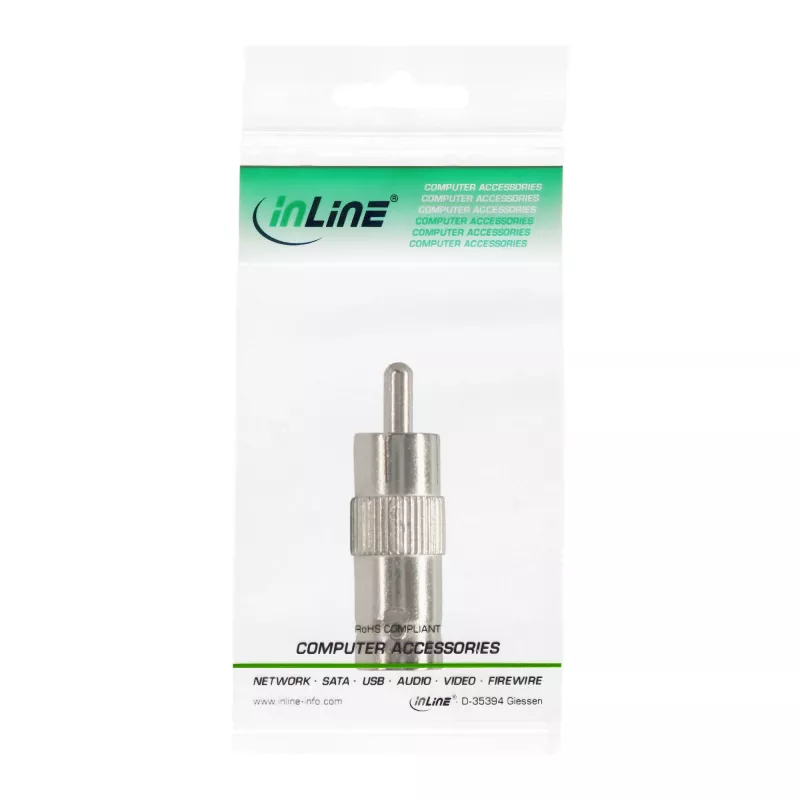 Video adapteris InLine 99320 RCA vīrišķais uz BNC sievišķo