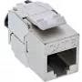 Keystone modulis InLine B-76202Q — plakans pelēks RJ-45, 14,5×31,8×19,4 mm