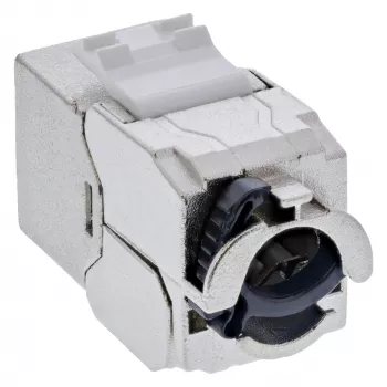 Keystone modulis InLine B-76202Q — plakans pelēks RJ-45, 14,5×31,8×19,4 mm