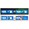 ATEN 2‑portu USB 4K HDMI divu displeju KVMP slēdzis (iekļauti kabeļi)