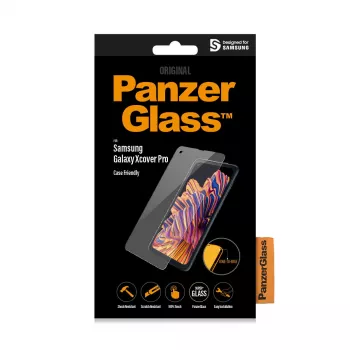 PanzerGlass® ekrāna aizsargs Samsung Galaxy Xcover Pro, Samsung, Samsung - Galaxy Xcover Pro, sausa uzstādīšana, izturīgs pret skrāpējumiem, izturīgs pret triecieniem, caurspīdīgs, 1 gab.