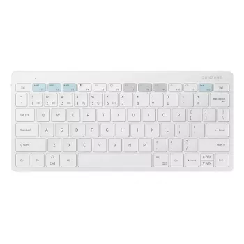 Samsung mobilās ierīces tastatūra EJ-B3400BWGGDE Balta Bluetooth QWERTZ Vācu Baterija AAA 280.4×127.4×15.4 mm