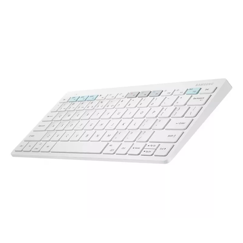 Samsung mobilās ierīces tastatūra EJ-B3400BWGGDE Balta Bluetooth QWERTZ Vācu Baterija AAA 280.4×127.4×15.4 mm