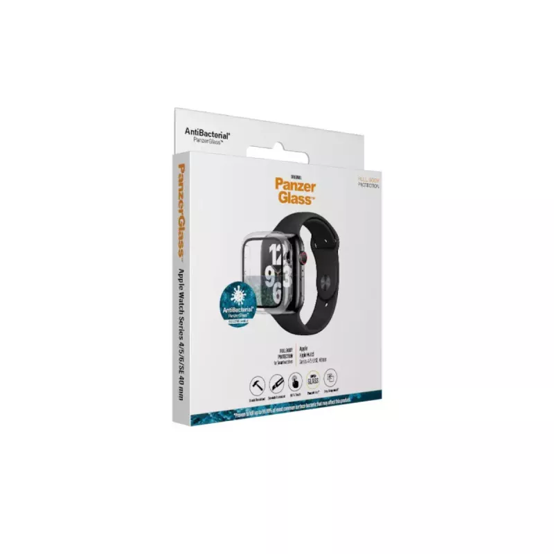 PanzerGlass ® Full body vāciņš Transparent Apple Watch Series SE 3 | 6 | 5 | 4 | 40mm
