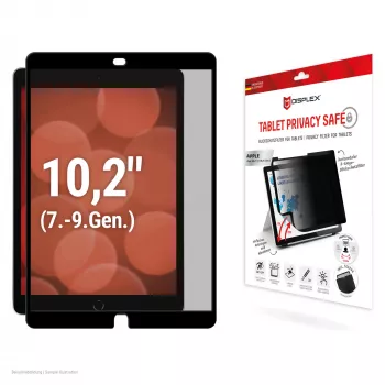 Displex TABLET PRIVACY SAFE noņemams 2 virzienu privātuma filtrs iPad 10,2 inch (7./8./9. paaudzei)