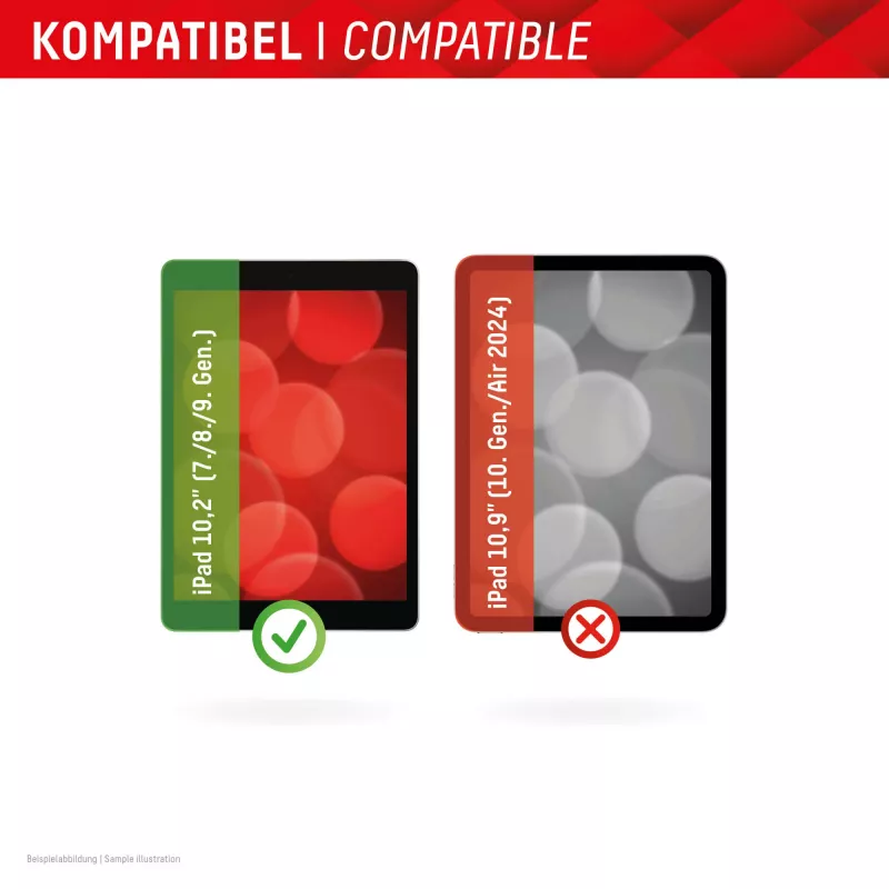 Displex TABLET PRIVACY SAFE noņemams 2 virzienu privātuma filtrs iPad 10,2 inch (7./8./9. paaudzei)