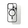 PanzerGlass ® HardCase caurspīdīgs ar melnu MagSafe & rāmi iPhone 16 Pro