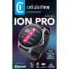 Cellularline ION PRO Round Bluetooth® viedpulkstenis ar lietotni, 3,51 cm (1,38 collas), TFT, skārienjūtīgs ekrāns, 0,00064 GB, 98 g