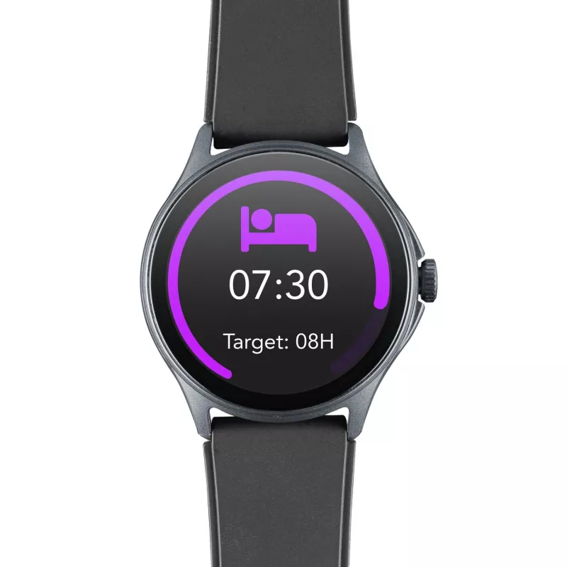 Cellularline ION PRO Round Bluetooth® viedpulkstenis ar lietotni, 3,51 cm (1,38 collas), TFT, skārienjūtīgs ekrāns, 0,00064 GB, 98 g