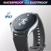 Cellularline ION PRO Round Bluetooth® viedpulkstenis ar lietotni, 3,51 cm (1,38 collas), TFT, skārienjūtīgs ekrāns, 0,00064 GB, 98 g