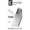 Cellularline Fine - Galaxy S25 Edge, Vāciņš, Samsung, Galaxy S25 Edge, 16,9 cm (6,66 collas), Caurspīdīgs