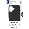 Cellularline Sensation - iPhone 17 īpaši mīksts silikona maciņš ar mīksti pieskaramu apdari, ideāli piemērots, lai aizsargātu katru jūsu iPhone 17 detaļu ar eleganci un komfortu.