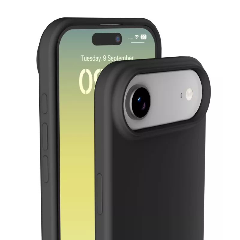 Cellularline Sensation - iPhone Air īpaši mīksts silikona maciņš ar mīksti pieskārienu apdari, kas lieliski aizsargā katru jūsu iPhone Air detaļu ar eleganci un komfortu.