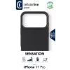 Cellularline Sensation - iPhone 17 Pro īpaši mīksts silikona maciņš ar mīkstpieskāriena apdari, lieliski piemērots, lai aizsargātu katru jūsu iPhone 17 Pro detaļu ar eleganci un komfortu.