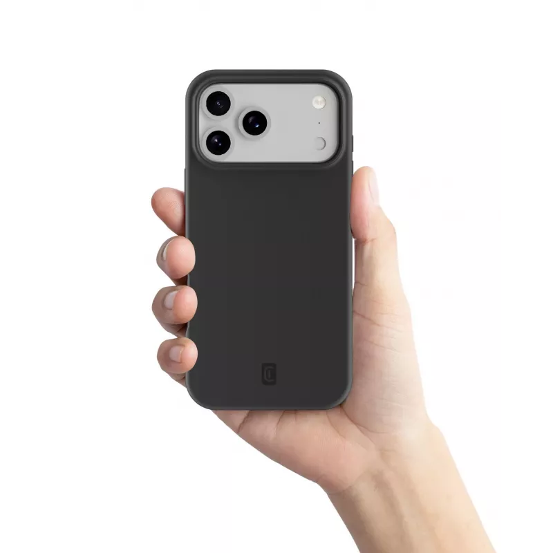 Cellularline Sensation - iPhone 17 Pro īpaši mīksts silikona maciņš ar mīkstpieskāriena apdari, lieliski piemērots, lai aizsargātu katru jūsu iPhone 17 Pro detaļu ar eleganci un komfortu.
