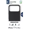 Cellularline Sensation - iPhone 17 Pro Max īpaši mīksts silikona maciņš ar mīkstu pieskāriena apdari, ideāli piemērots, lai ar eleganci un komfortu aizsargātu katru jūsu iPhone 17 Pro Max detaļu.