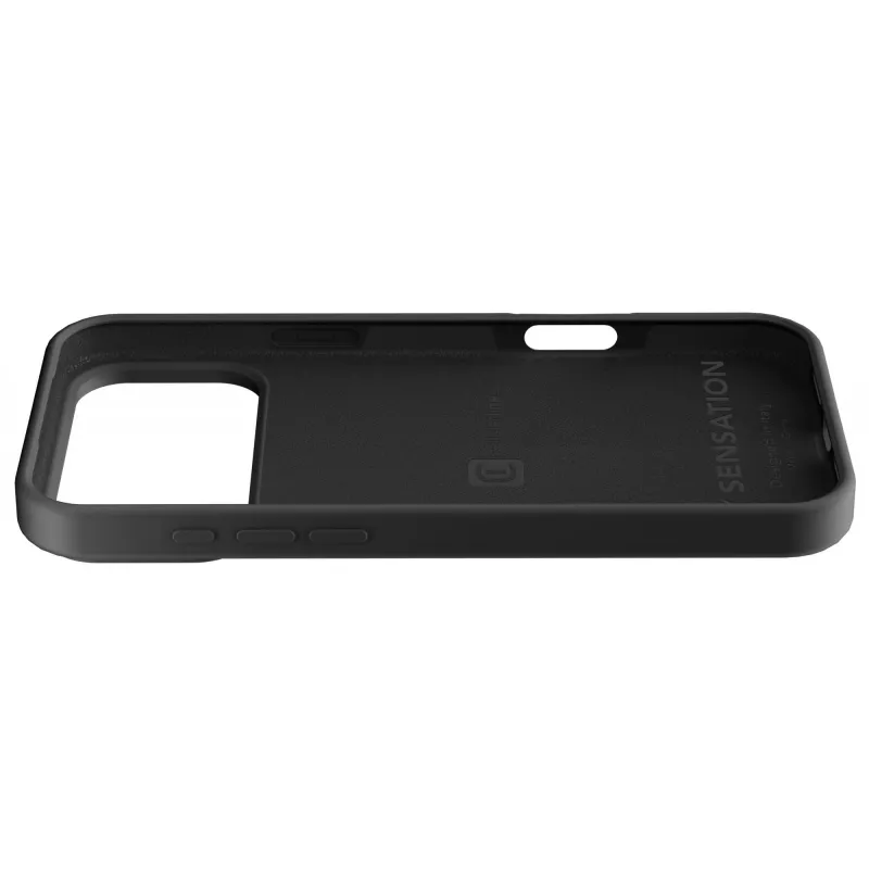 Cellularline Sensation - iPhone 17 Pro Max īpaši mīksts silikona maciņš ar mīkstu pieskāriena apdari, ideāli piemērots, lai ar eleganci un komfortu aizsargātu katru jūsu iPhone 17 Pro Max detaļu.