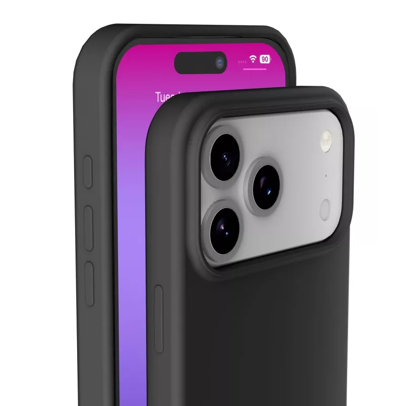 Cellularline Sensation - iPhone 17 Pro Max īpaši mīksts silikona maciņš ar mīkstu pieskāriena apdari, ideāli piemērots, lai ar eleganci un komfortu aizsargātu katru jūsu iPhone 17 Pro Max detaļu.