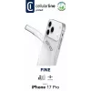 Cellularline Fine - iPhone 17 Pro, Cover, Apple, iPhone 17 Pro, 16 cm (6.3 inch), Transparent