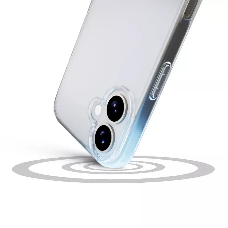 Cellularline Clear Protect - iPhone 17 ciets maciņš ar gumijas malām