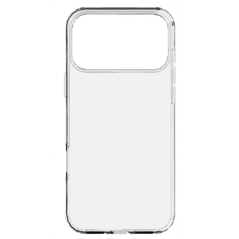 Cellularline Clear Protect - iPhone 17 Pro cietais vāciņš ar gumijas malām