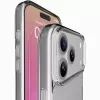 Cellularline Clear Protect - iPhone 17 Pro cietais vāciņš ar gumijas malām