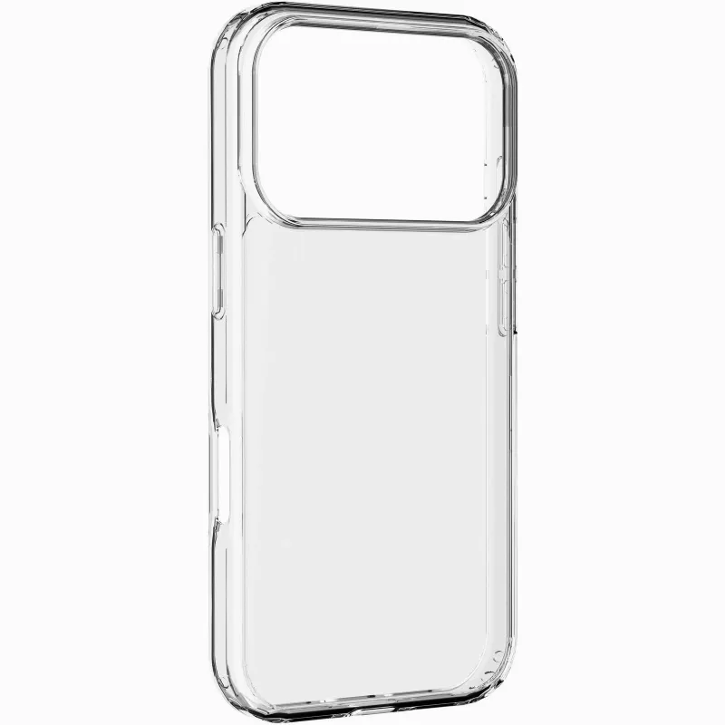 Cellularline Clear Protect - iPhone 17 Pro Max cietais vāciņš ar gumijas malām