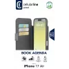 Cellularline Book Agenda - iPhone Air ādas imitācijas grāmatiņas maciņš ar magnētisku aizdari