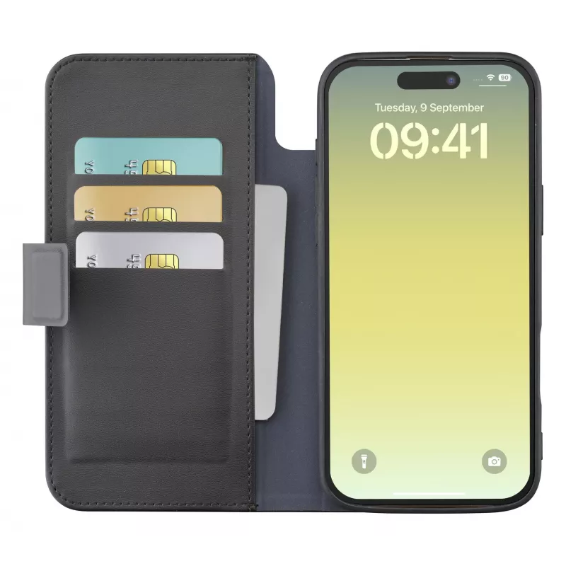 Cellularline Book Agenda - iPhone Air ādas imitācijas grāmatiņas maciņš ar magnētisku aizdari
