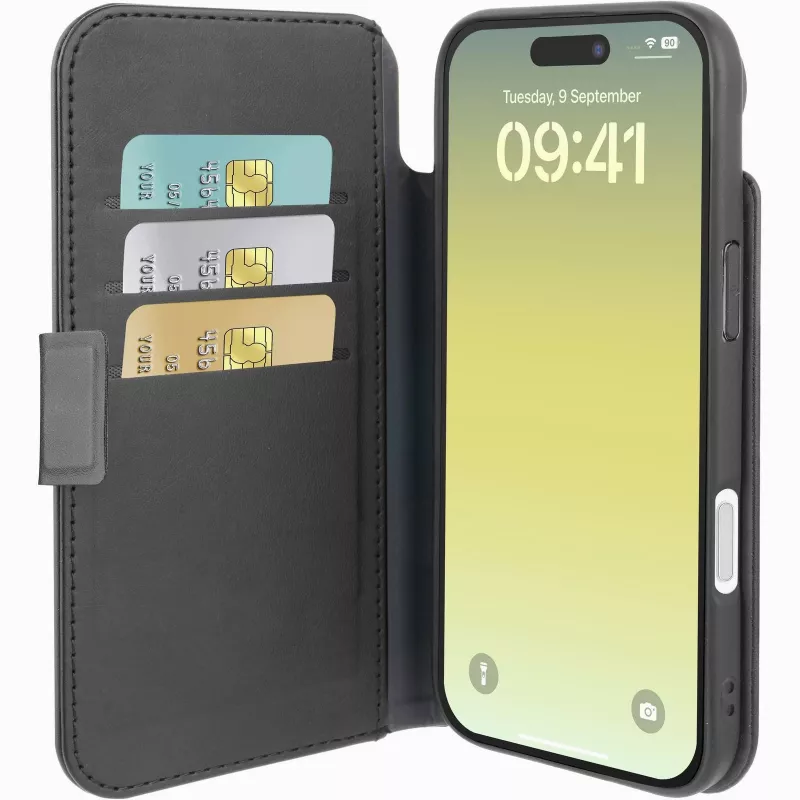 Cellularline Book Agenda - iPhone Air ādas imitācijas grāmatiņas maciņš ar magnētisku aizdari